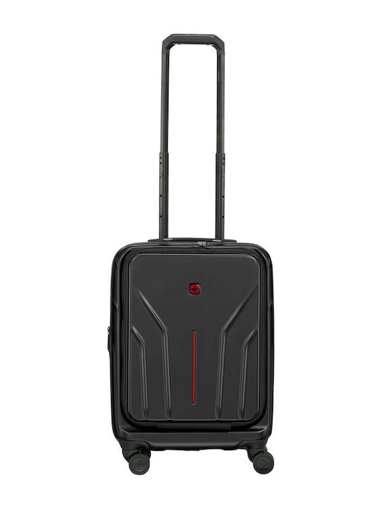 Wenger Carry-on Βαλίτσα Ταξιδίου Καμπίνας Σκληρή Μαύρη με 4 Ρόδες Ύψους 54εκ. 653323 - Image 4