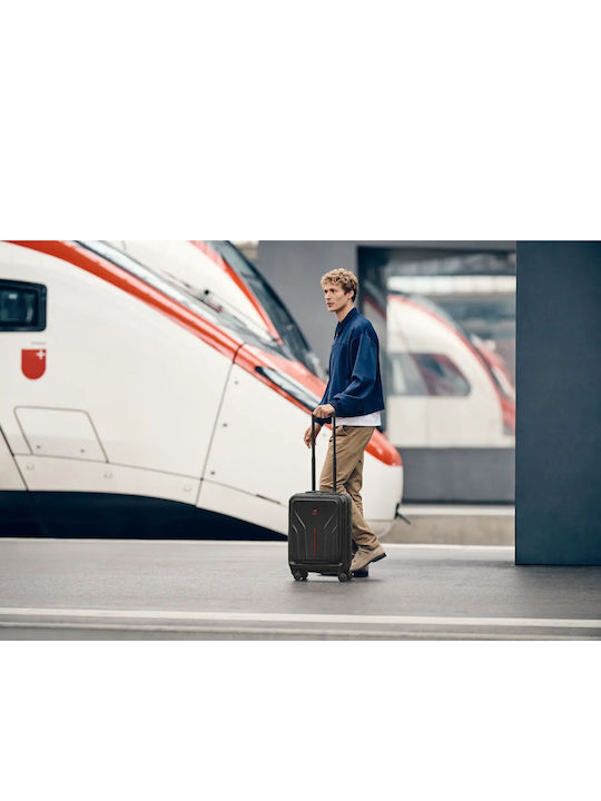 Wenger Carry-on Βαλίτσα Ταξιδίου Καμπίνας Σκληρή Μαύρη με 4 Ρόδες Ύψους 54εκ. 653323 - Image 10