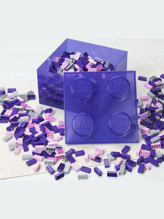 LEGO Παιδικό Κουτί Αποθήκευσης από Πλαστικό Μωβ 40090800 - Image 4