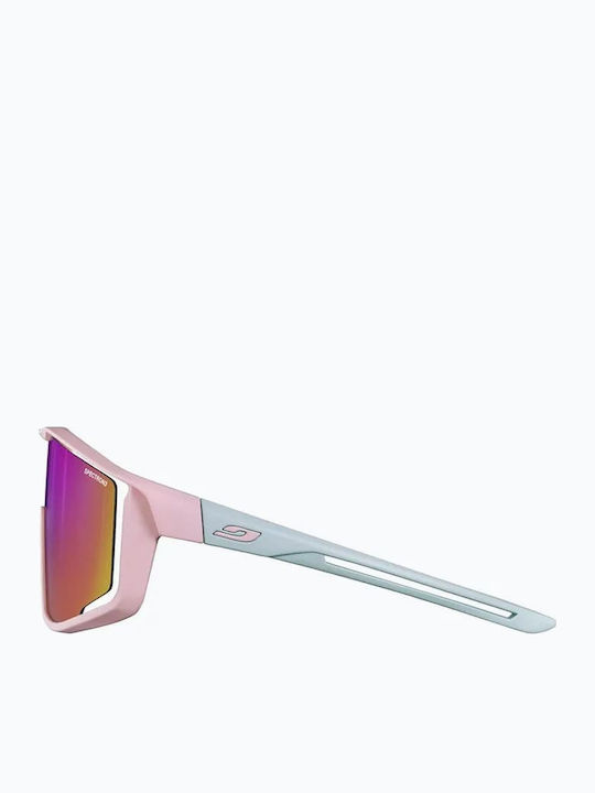 Julbo Fury Unisex Γυαλιά Ηλίου με Λευκό Κοκκάλινο Σκελετό και Πολύχρωμο Καθρέφτη Φακό - Image 2