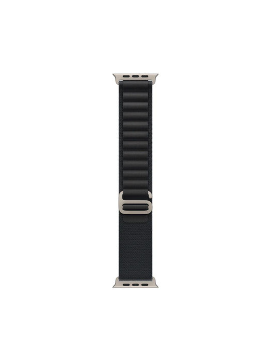 Apple Alpine Loop - M Λουράκι Υφασμάτινο Black - Natural Titanium Finish (Apple Watch Ultra 1 / 2 / 3) MFTF4ZM/A