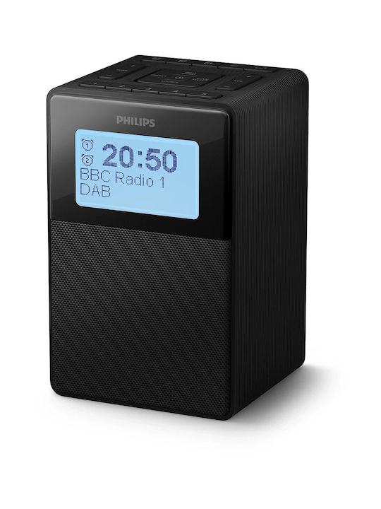 Philips Επιτραπέζιο Ψηφιακό Ρολόι με Ξυπνητήρι & Ραδιόφωνο Μαύρο TAR5100/10 - Image 2