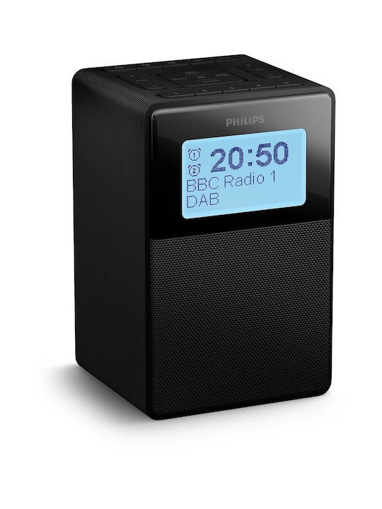 Philips Επιτραπέζιο Ψηφιακό Ρολόι με Ξυπνητήρι & Ραδιόφωνο Μαύρο TAR5100/10 - Image 3