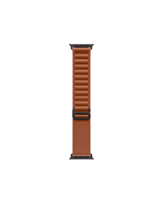 Apple Alpine Loop 49mm Medium Λουράκι Υφασμάτινο Terra Cotta - Black Titanium (Apple Watch 44/45/46mm/Ultra 49mm) MG9E4ZM/A