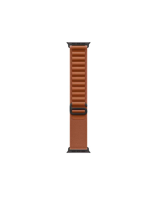 Apple Alpine Loop 49mm Medium Λουράκι Υφασμάτινο Terra Cotta - Black Titanium (Apple Watch 44/45/46mm/Ultra 49mm) MG9E4ZM/A - Image 2