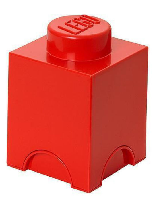 LEGO Παιδικό Κουτί Αποθήκευσης από Πλαστικό 1-Stud Κόκκινο 12x12x18cm 40011730 - Image 3