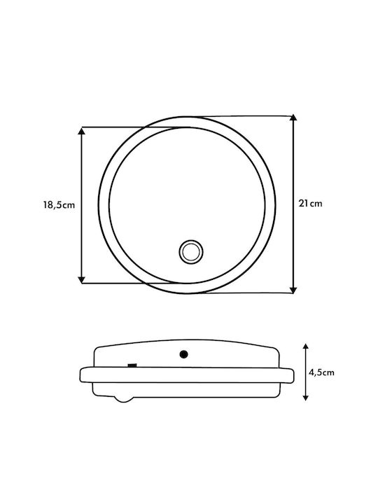 Maclean Energy Επιτοίχιο Εξωτερικό Φωτιστικό LED IP65 10W MCE525 W - Image 4