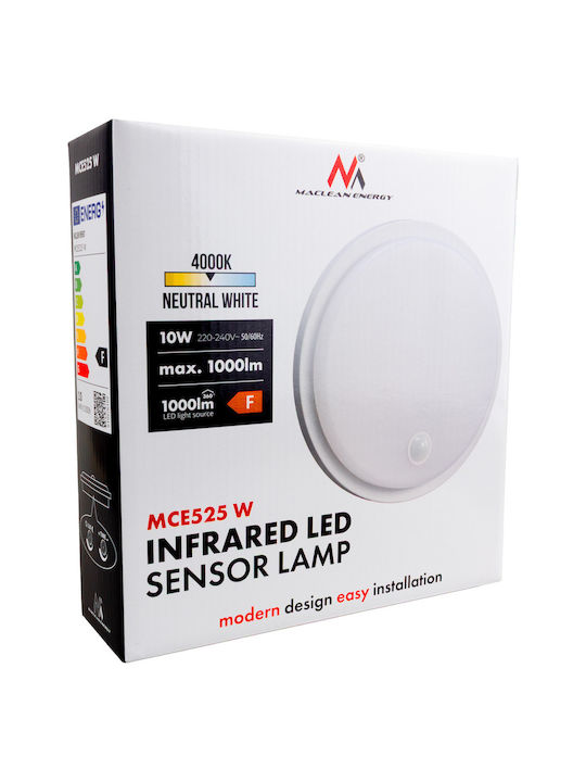 Maclean Energy Επιτοίχιο Εξωτερικό Φωτιστικό LED IP65 10W MCE525 W - Image 5