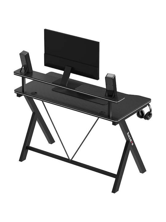 Γραφείο Gaming Ξύλινο Black 120x60εκ. HZ-HERO1.9BLACK - Image 3