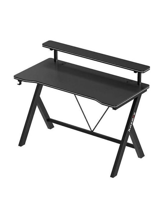 Γραφείο Gaming Ξύλινο Black 120x60εκ. HZ-HERO1.9BLACK - Image 6