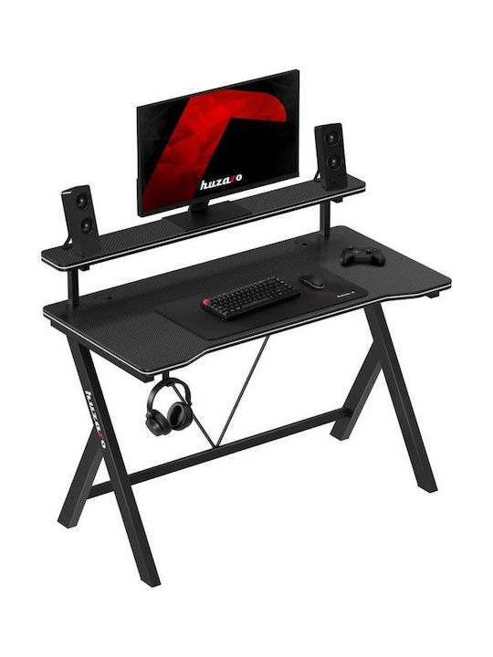 Γραφείο Gaming Ξύλινο Black 120x60εκ. HZ-HERO1.9BLACK - Image 7
