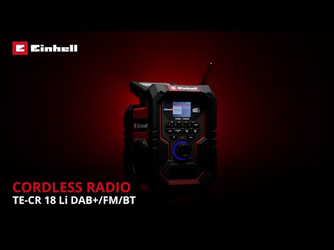 Einhell TE-CR 18 Li DAB+/FM/BT - Solo Επιτραπέζιο Ραδιόφωνο Μπαταρίας DAB+ με Bluetooth και USB Γκρι - Image 7