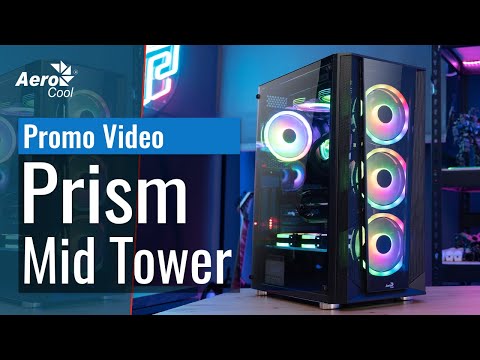 Aerocool Prism ARGB Midi Tower Κουτί Υπολογιστή Μαύρο - Image 12