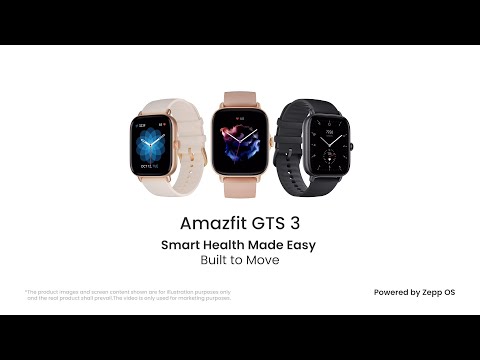 Amazfit GTS 3 Aluminium 43mm Αδιάβροχο Smartwatch με Παλμογράφο (Graphite Black) - Image 7