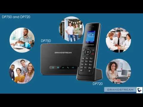 Grandstream DP720 Ασύρματο Τηλέφωνο IP 10 γραμμών Μαύρο - Image 4