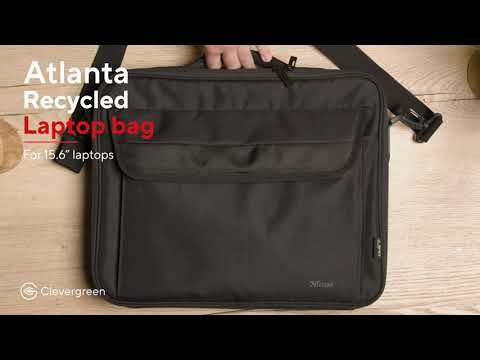 Trust Atlanta Τσάντα Ώμου / Χειρός για Laptop 16" σε Μαύρο χρώμα - Image 7