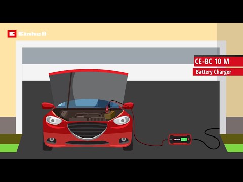 Einhell CE-BC 10 M Φορτιστής Μπαταρίας Αυτοκινήτου 12V 1002245 - Image 5