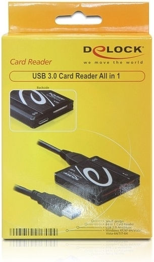 DeLock Card Reader USB 3.0 για SD (91704) - Image 2