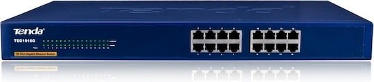 Tenda TEG1016G v1 Unmanaged L2 PoE Switch με 16 Θύρες Gigabit (1Gbps) Ethernet - Image 2