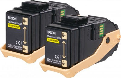 Epson C13S050606 Γνήσιο Toner Laser Εκτυπωτή Κίτρινο 15000 Σελίδων - Image 2