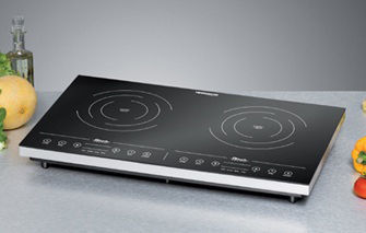 Rommelsbacher CT 3410/IN Επιτραπέζια Εστία Επαγωγική Διπλή Μαύρη