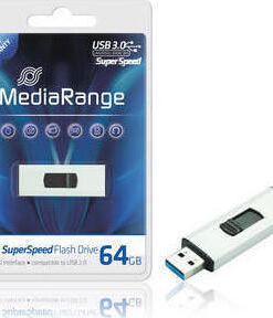 Alternative view of MediaRange 64GB USB 3.0 Stick Λευκό