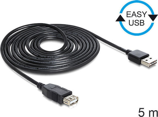 DeLock Easy USB 2.0 Cable USB-A male - USB-A female 5m (83373) - Image 3
