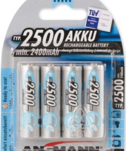 Ansmann Επαναφορτιζόμενες Μπαταρίες AA Ni-MH 2500mAh 1.2V 4τμχ