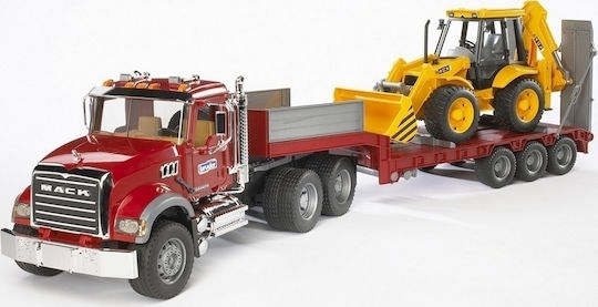 Bruder Μack με Επικαθήμενη Καρότσα & JCB Φορτηγό για 3+ Ετών - Image 2