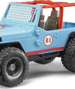 Bruder Jeep Cross Country Racer Blue Αυτοκινητάκι 1:16 για 4+ Ετών