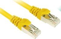 Sharkoon S/FTP Cat.6 Cable 1m Κίτρινο