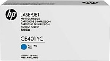 HP CE401YC Γνήσιο Toner Laser Εκτυπωτή Κυανό 7800 Σελίδων CE401YC