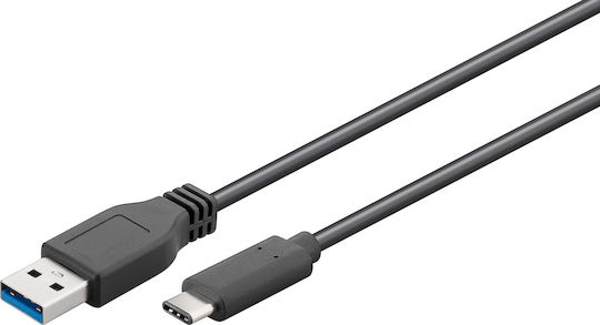 Goobay USB 3.0 Cable USB-C male - USB-A 15W Μαύρο 2m 71221