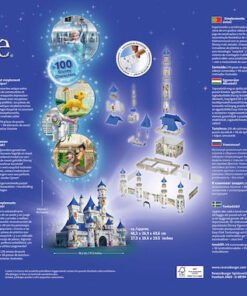 Alternative view of Puzzle Disney Castle 3D 216 Κομμάτια 12587
