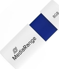 Alternative view of MediaRange 8GB USB 2.0 Stick Ασημί
