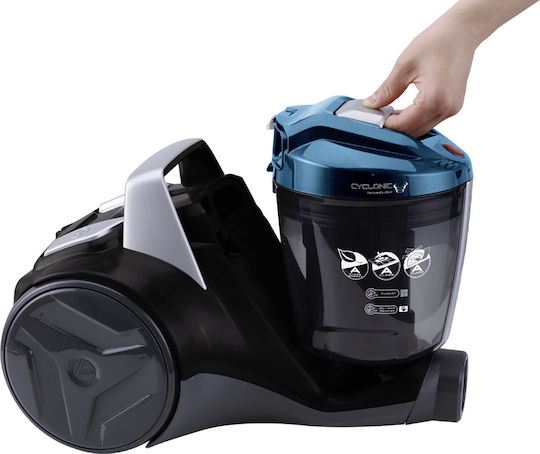Hoover Breeze BR71_BR30011 Ηλεκτρική Σκούπα 700W με Κάδο 2lt Μαύρη - Image 2