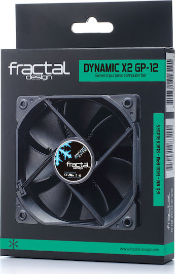 Fractal Design Dynamic X2 GP-12 Case Fan 120mm με Σύνδεση 3-Pin - Image 3
