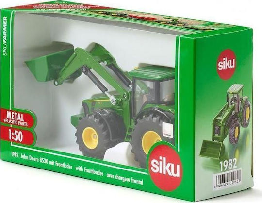 Siku John Deere 8530 Με Φαγανα 1982 Φορτωτής 1:50 Αγροτικό για 3+ Ετών - Image 2