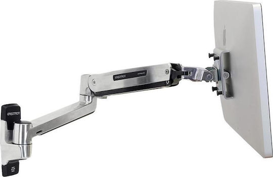 Ergotron LX Επιτοίχια Βάση Οθόνης έως 46" με Βραχίονα Ασημί - Image 2