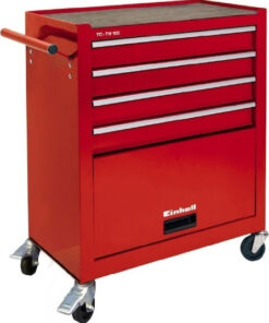 Einhell Τροχήλατος Μεταλλικός Εργαλειοφόρος με 4 Συρτάρια Π61.6xΒ74.2xΥ33εκ. TC-TW 100 4510170