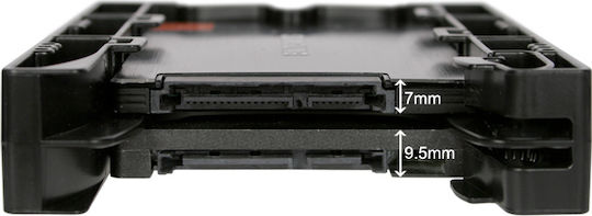Icy Dock EZ-Fit Lite Πλαίσιο Για Σκληρούς Δίσκους ICY Dock 2x2x6,3cm IDE/SATA in 3,5" Μαύρο MB290SP-B - Image 6