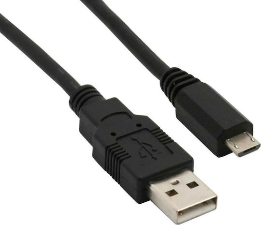 Sharkoon Regular USB 2.0 to micro USB Cable Μαύρο 0.5m