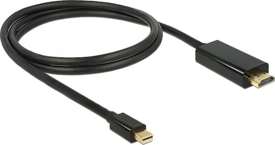 DeLock Cable mini DisplayPort male - HDMI male 1m (83698) - Image 2