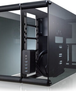 Raijintek Paean Gaming Midi Tower Κουτί Υπολογιστή με Πλαϊνό Παράθυρο Μαύρο