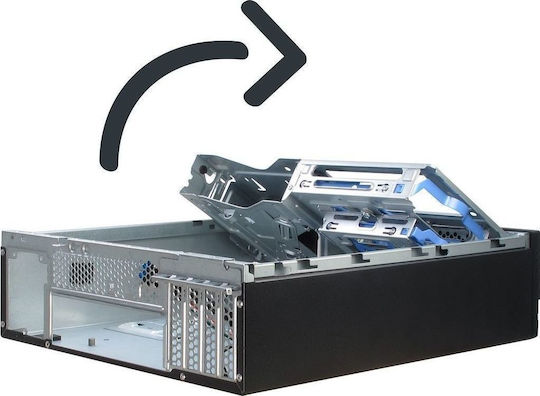 Inter-Tech IT-502 Desktop Mini Tower Κουτί Υπολογιστή Μαύρο - Image 6