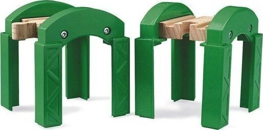 Brio Toys Stacking Track Supports Ράγες Σιδηρόδρομου από Ξύλο 33253 - Image 2