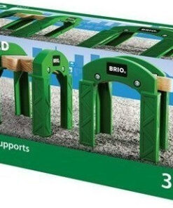 Brio Toys Stacking Track Supports Ράγες Σιδηρόδρομου από Ξύλο 33253