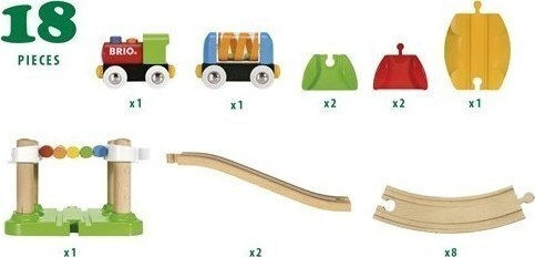 Brio Toys Beginner Pack Σετ με Τρενάκι με Ήχο για 1.5+ Ετών 33727 - Image 7