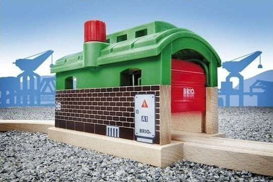 Brio Toys Train Garage Σετ με Τρενάκι από Ξύλο 33574 - Image 3