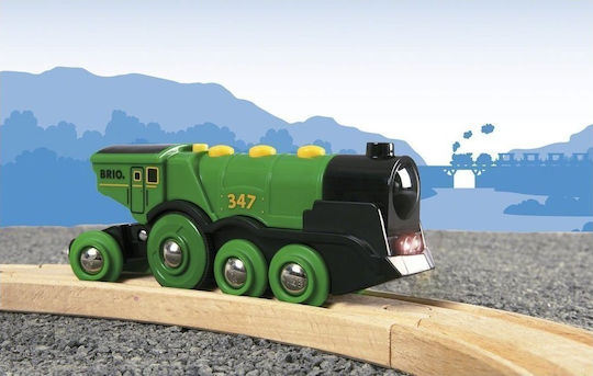 Brio Toys Big Green Action Locomotive Τρενάκι με Ήχο και Φως για 3+ Ετών 33593 - Image 4